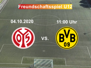 Mehr über den Artikel erfahren Freundschaftsspiel U12 – FSV Mainz05 gegen Borussia Dortmund